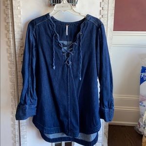 Free people denim dress/tunic